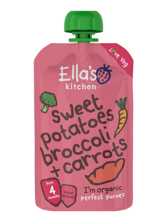 Ellas Babymad Kartoffel & Brocoli (økologisk) 7x120g