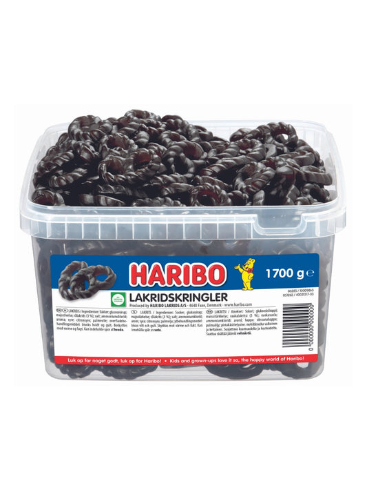 Haribo Lakrids Kringler 1,7 kg