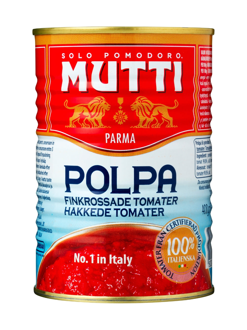 Mutti Hakkede Tomater 12x400g