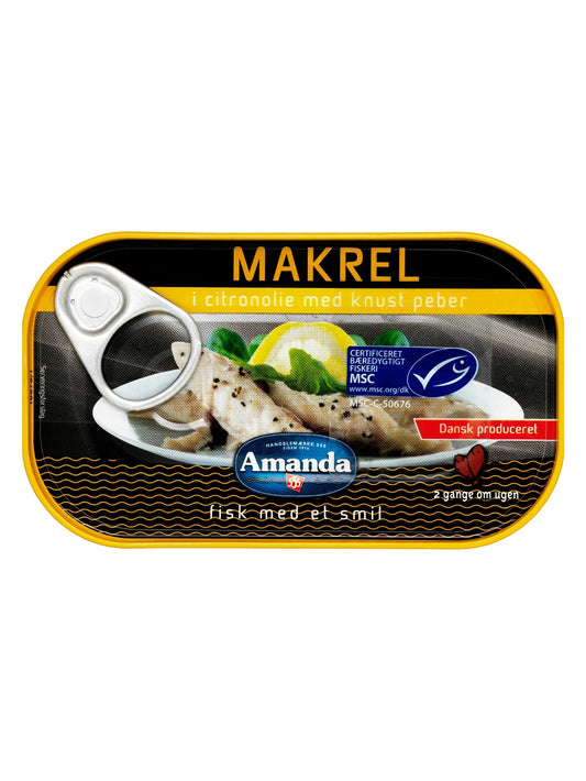 Makrel i Citronolie 10x125g