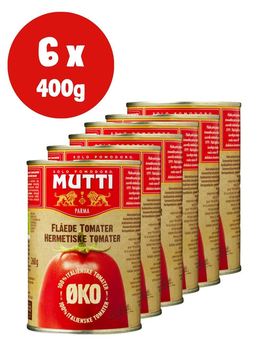 Mutti Flåede Tomater (økologisk) 6x400g
